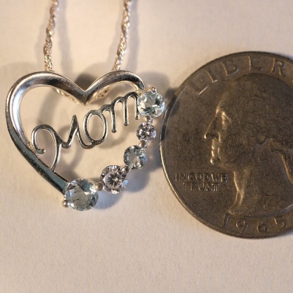 Sterling Silver heart pendant (SN0012) - Picture 4 of 8